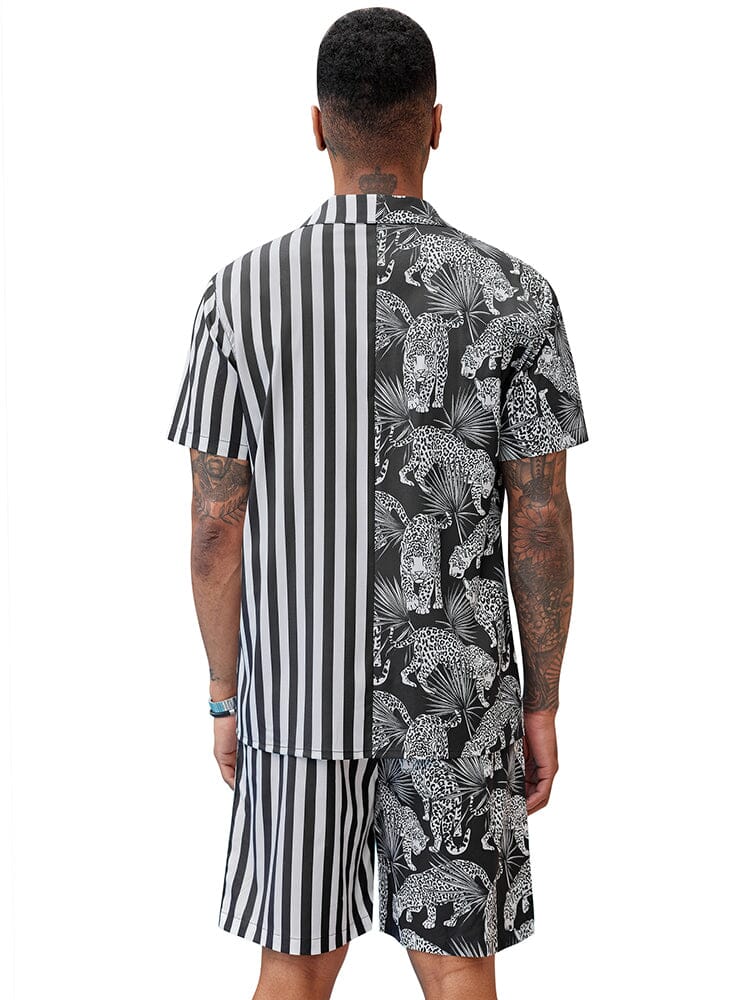 Hawaiian Splicing Beach Shirt Set (US Only) - Image 7
