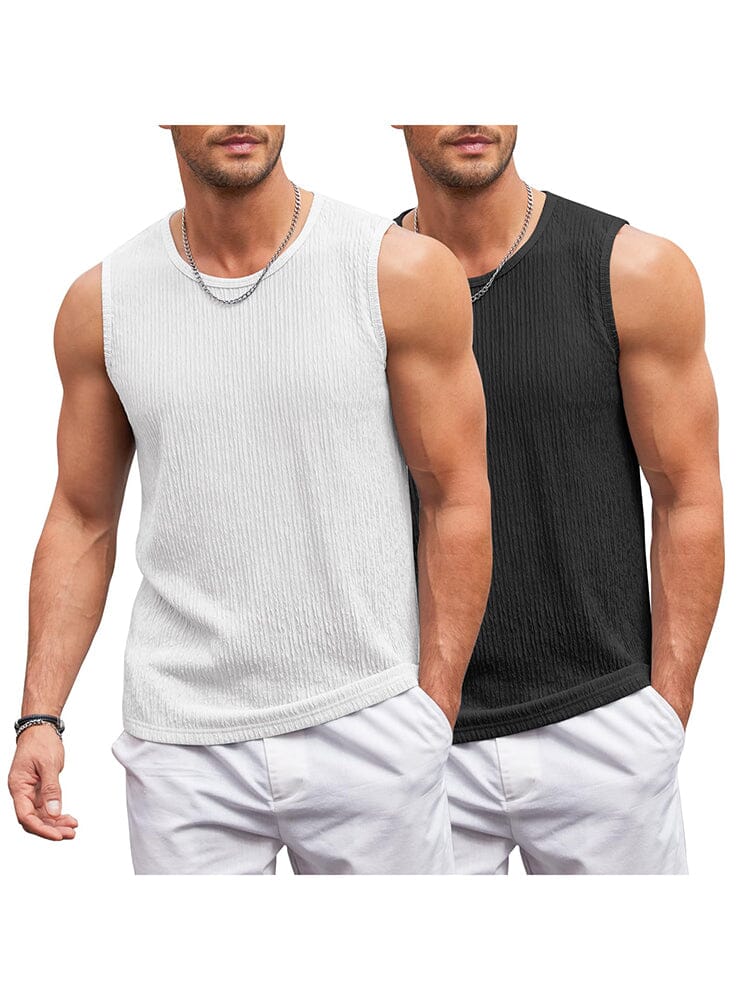 Jacquard Knit 2 Packs Tank Top (US Only) - Image 4