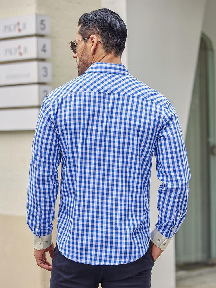 Leisure Comfort Plaid Shirt - Image 9