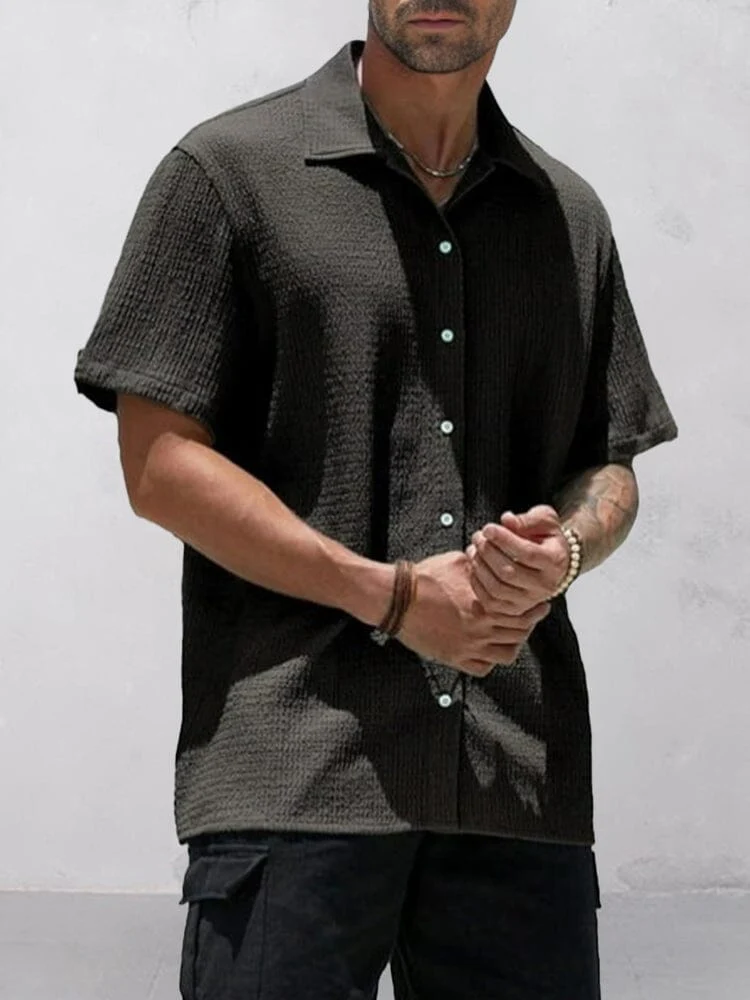 Leisure Essential Texture Shirt - Image 6