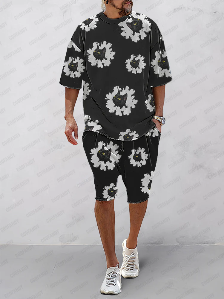 Leisure Floral Print Matching Set - Image 3