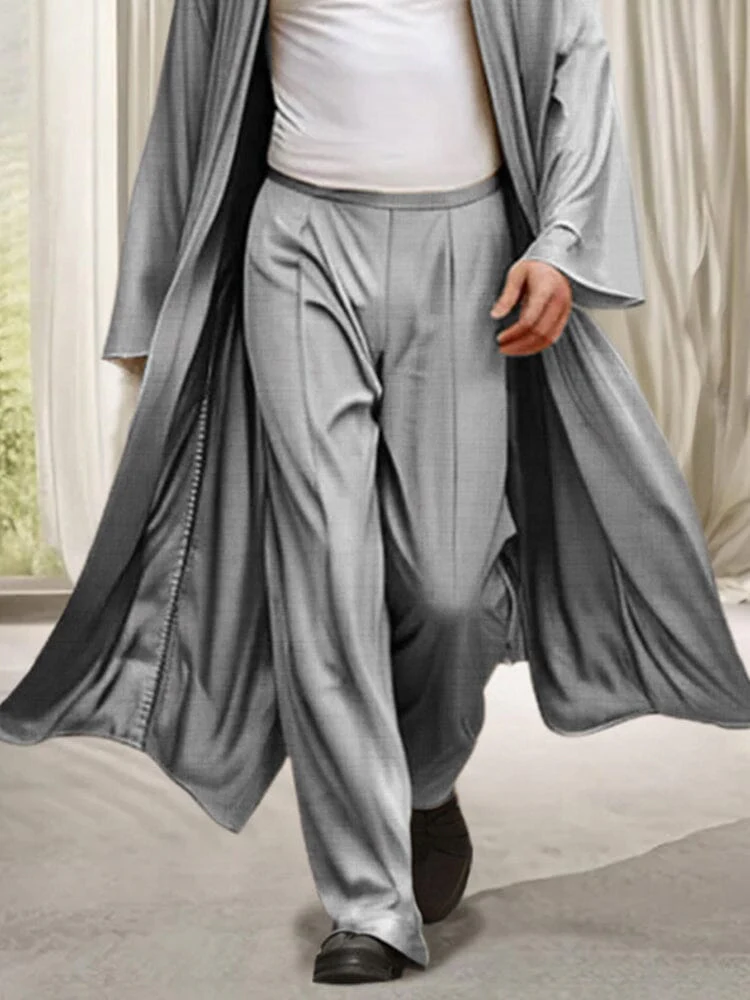 Leisure Long Outerwear and Pants Set - Image 4