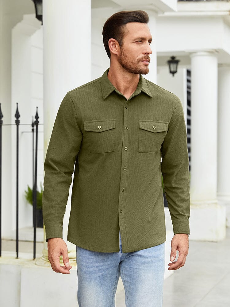 Leisure Waffle Shirt Jacket (US Only) - Image 17