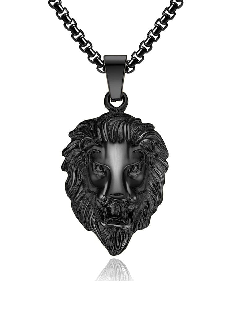 Lion Head Pendant Necklace - Image 3