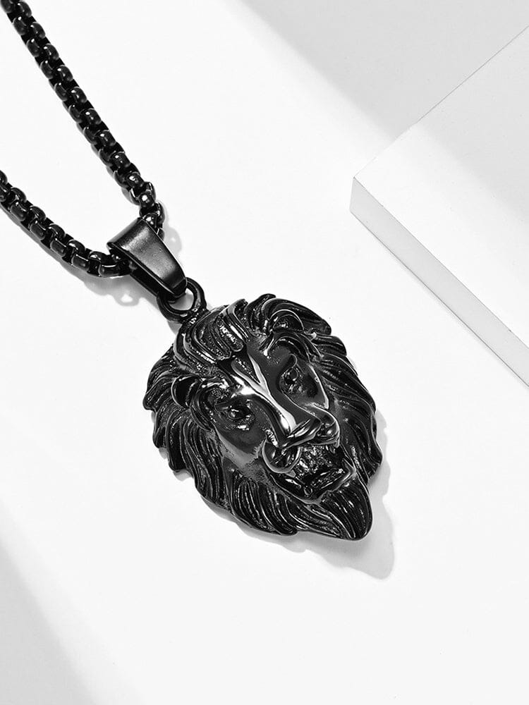 Lion Head Pendant Necklace - Image 5