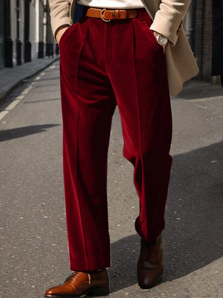 Luxe Comfy Velvet Suit Pants - Image 5