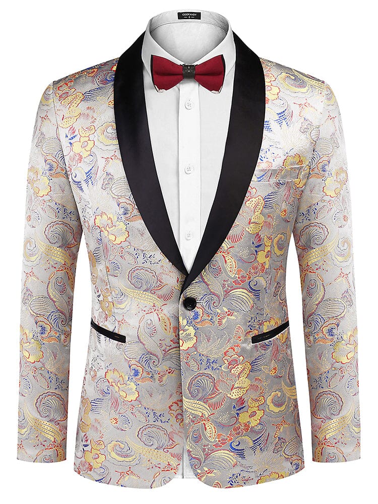 Luxury Floral Embroidered Blazer (US Only) - Image 4