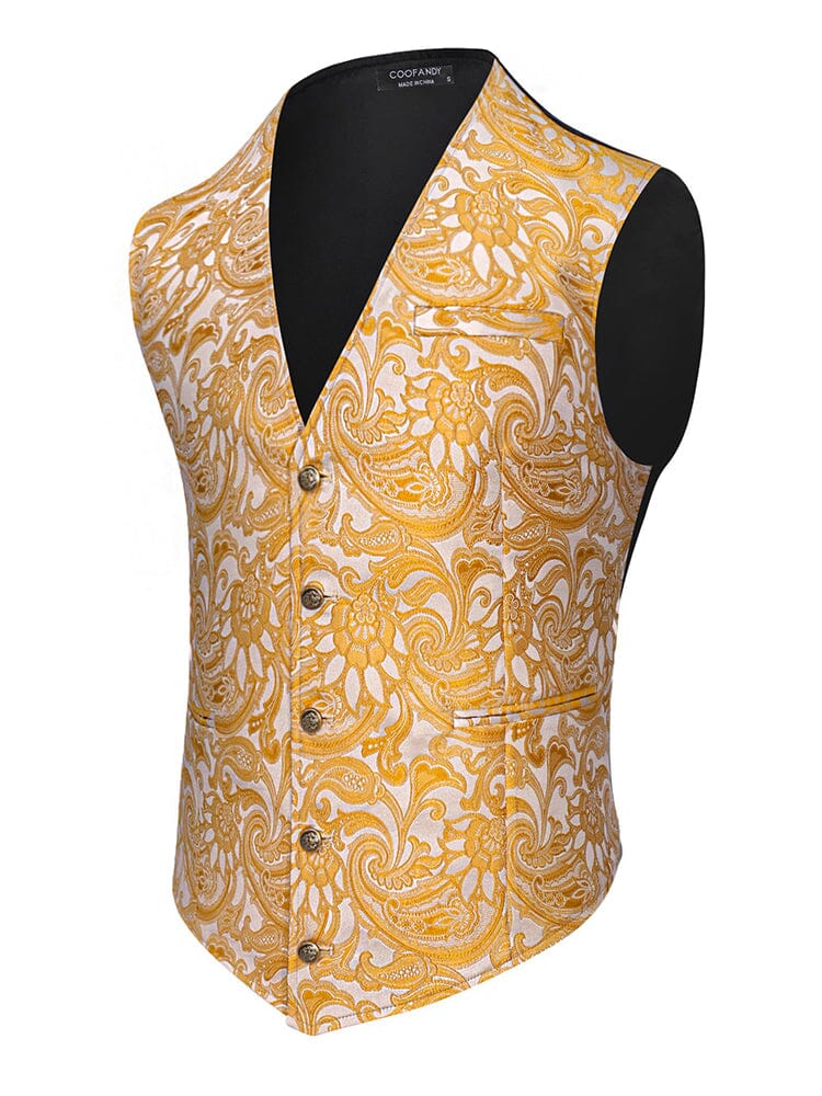 Luxury Paisley Tuxedo Vest (US Only) - Image 2