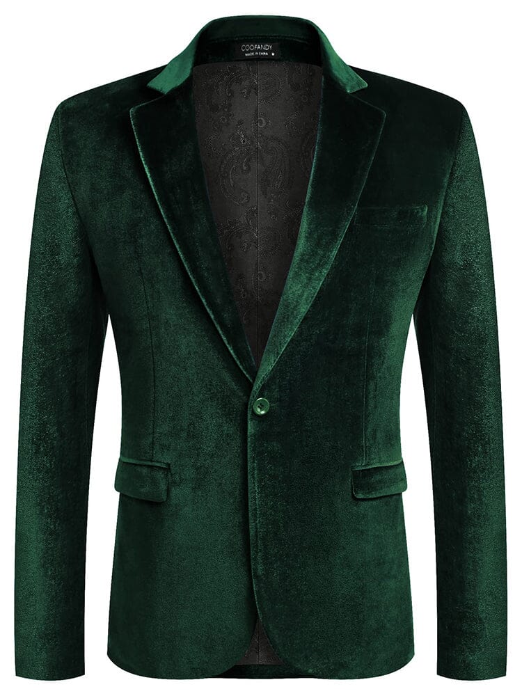 Luxury Velvet Blazer Jacket (US Only) - Image 3