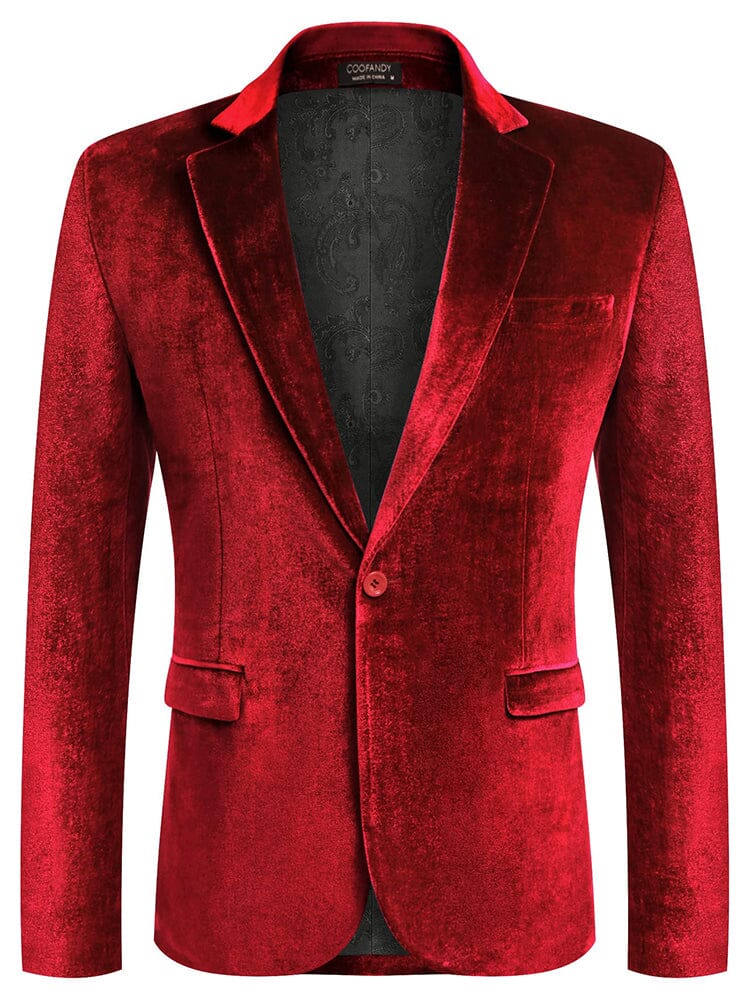 Luxury Velvet Blazer Jacket (US Only) - Image 4