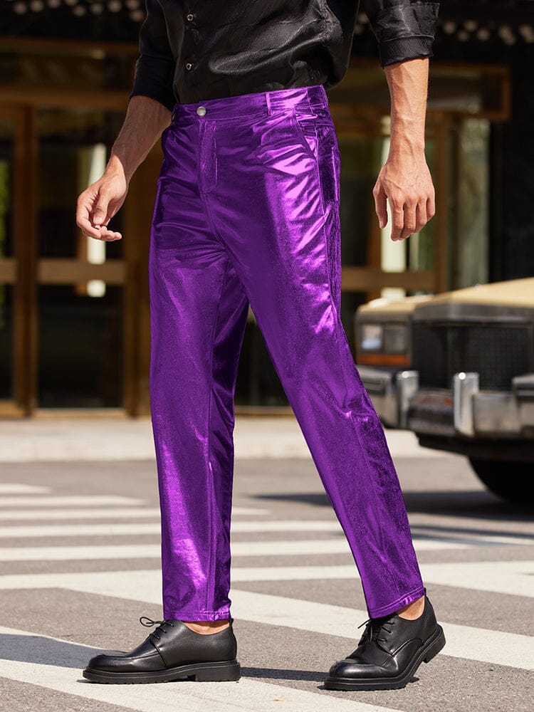 Metallic Shiny Party Pants (US Only) - Image 6
