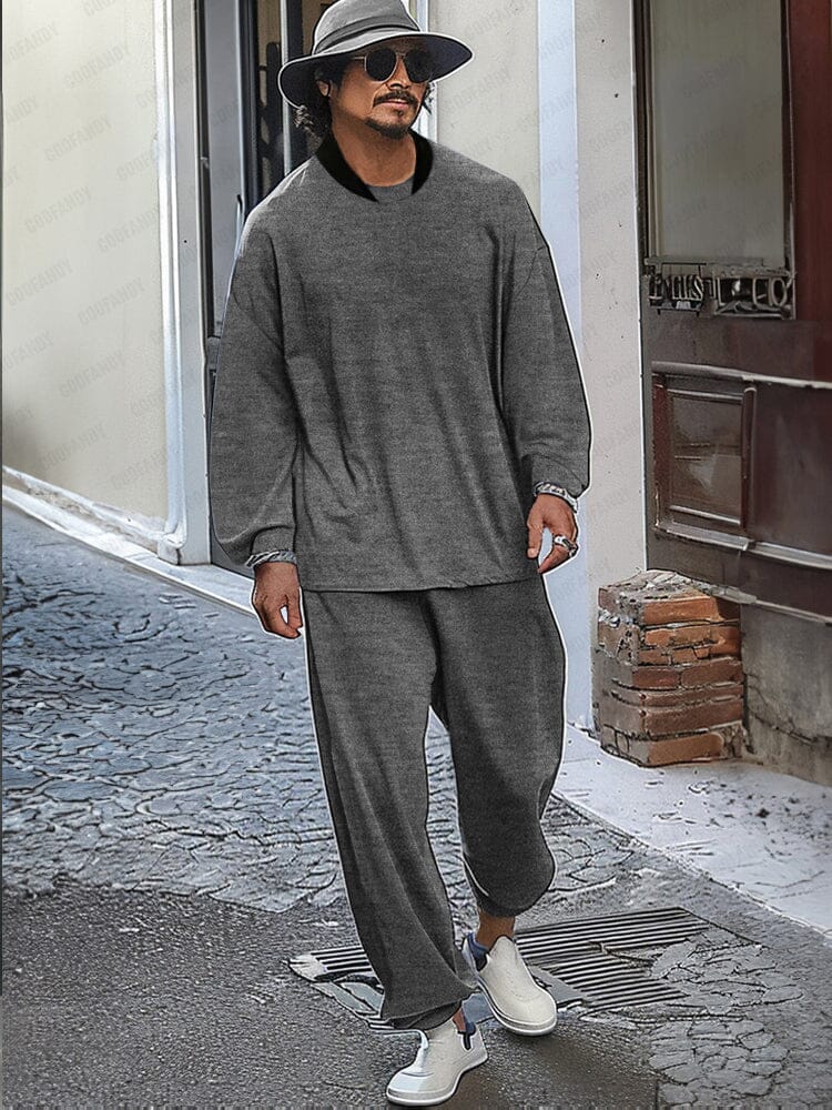 Minimalism Relaxed Fit 2-Piece Outfit - Image 2