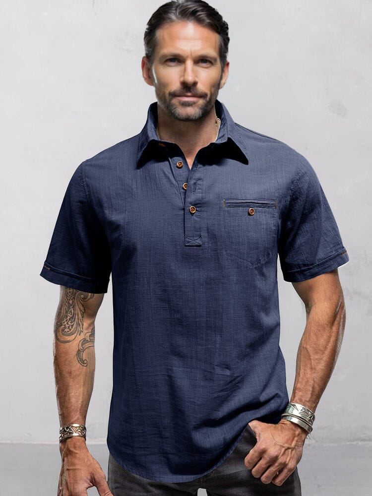 Minimalist Linen Style Shirt - Image 4