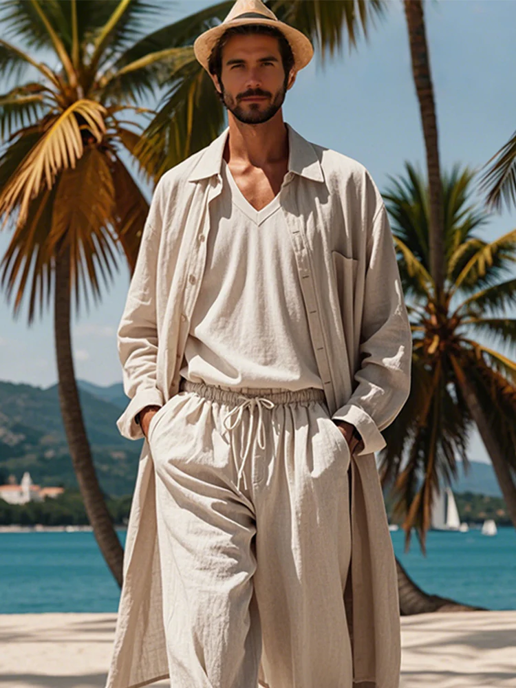 Minimalist Resort Cotton 3-Piece Set - Image 3