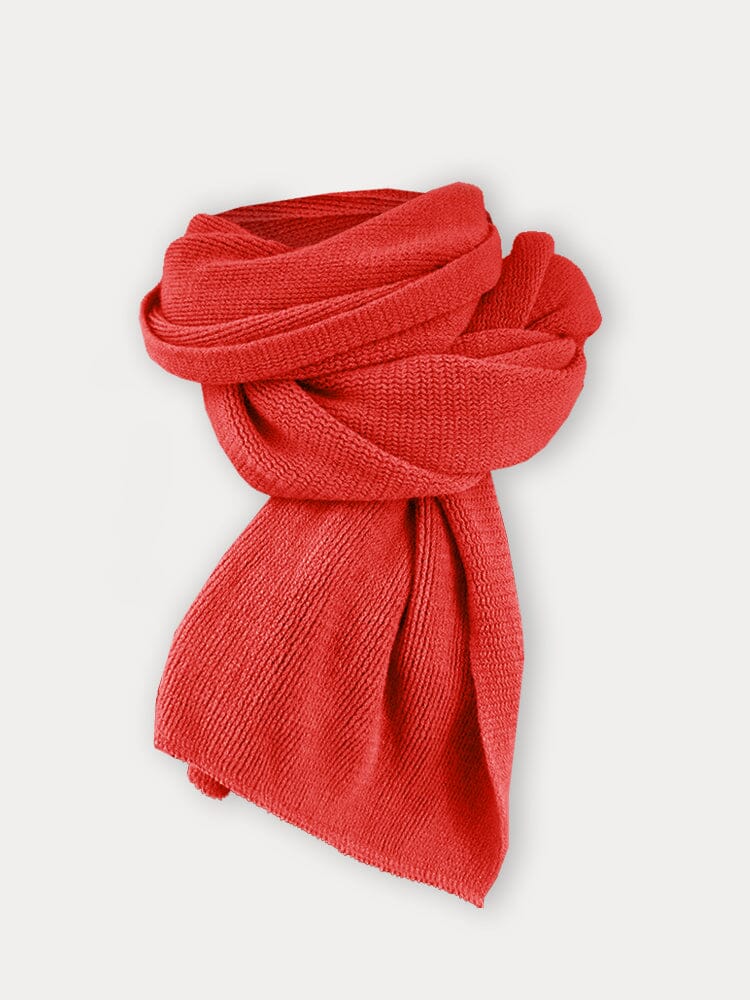 Minimalist Warm Knit Scarf - Image 5