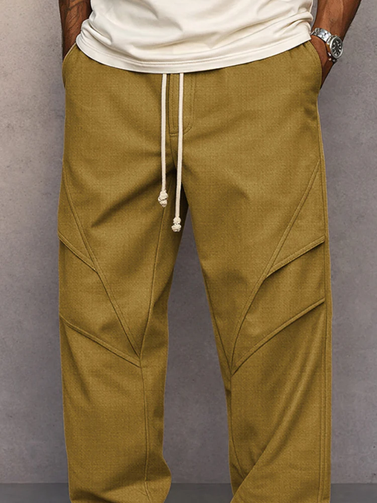 Modern Casual Drawstring Cargo Pants - Image 3