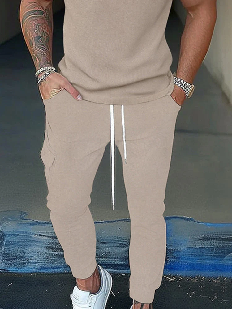 Modern Comfy Polo Jogger Set - Image 12