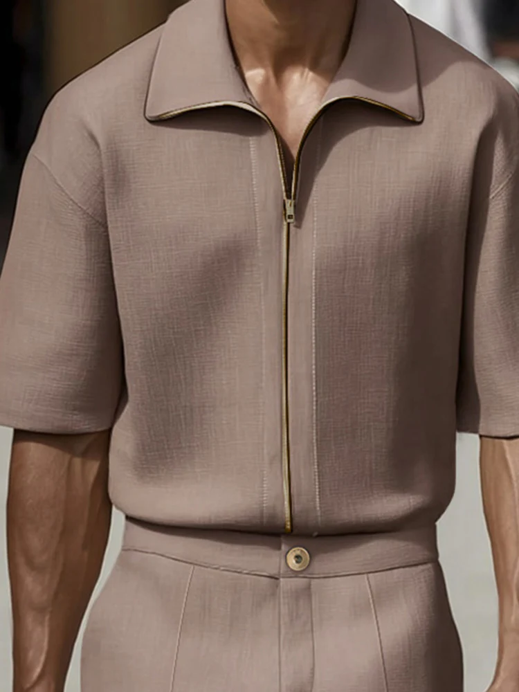 Modern Cotton Linen Casual Set - Image 4