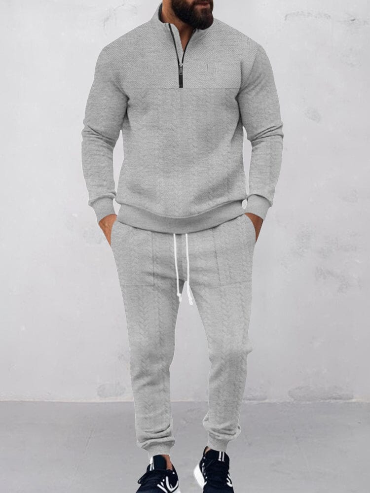 Modern Jacquard Activewear Set - Image 2