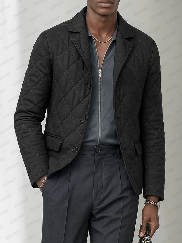Modern Quilted Thin Padded Jacket - Image 2