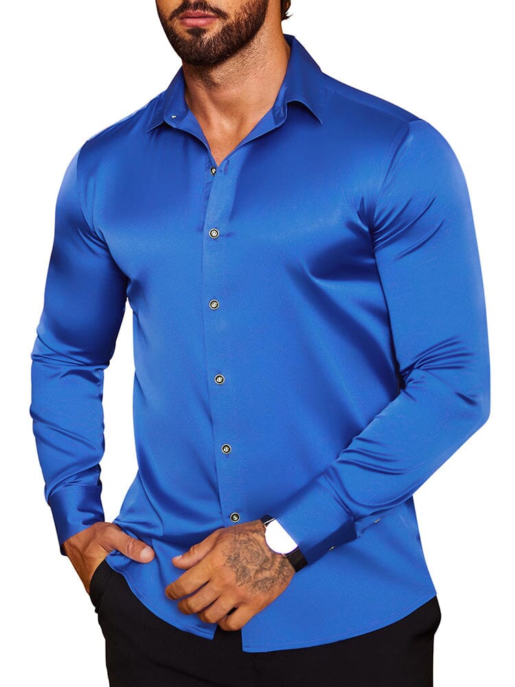Modern Silk Stain Dress Shirts (US Only) - Image 6