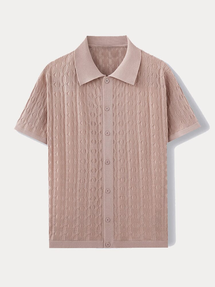 Modern Soft Cable Knit Shirt - Image 5