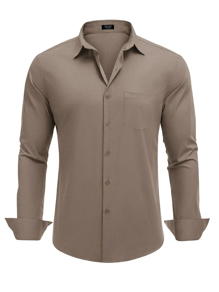 Muscle Fit Wrinkle Free Business Shirt (US Only) - Image 6