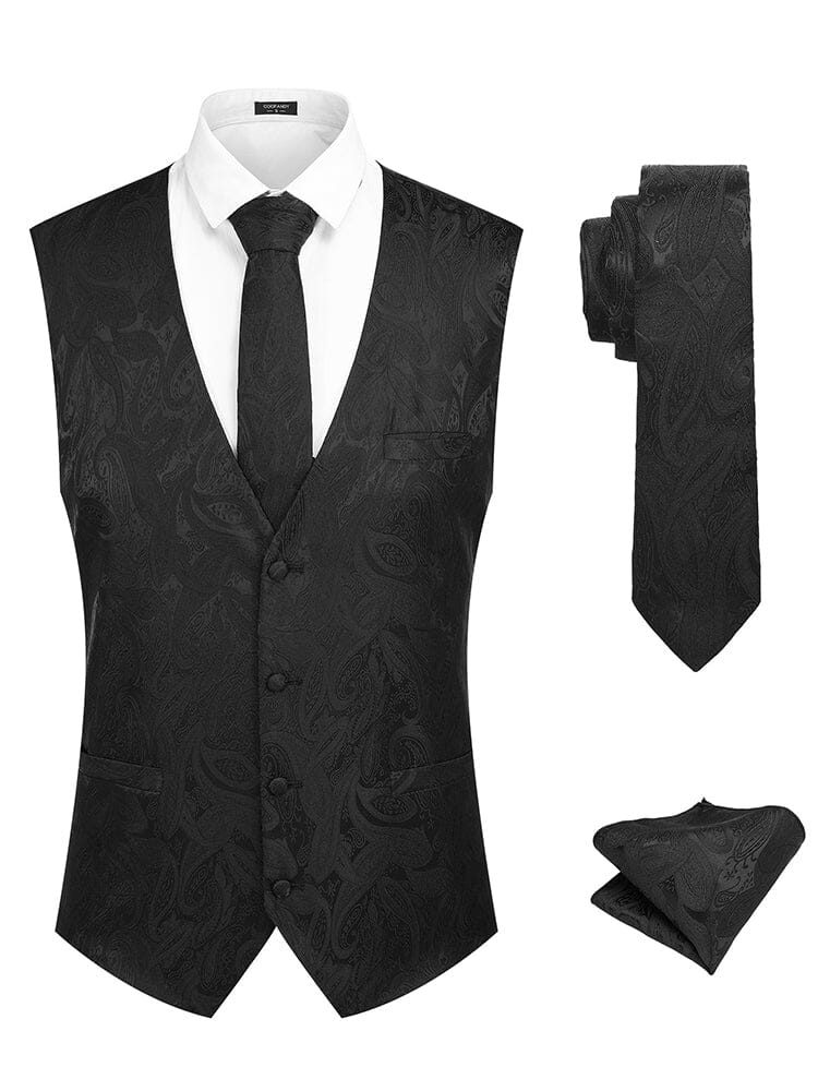Paisley Vest Tux Set (US Only) - Image 2