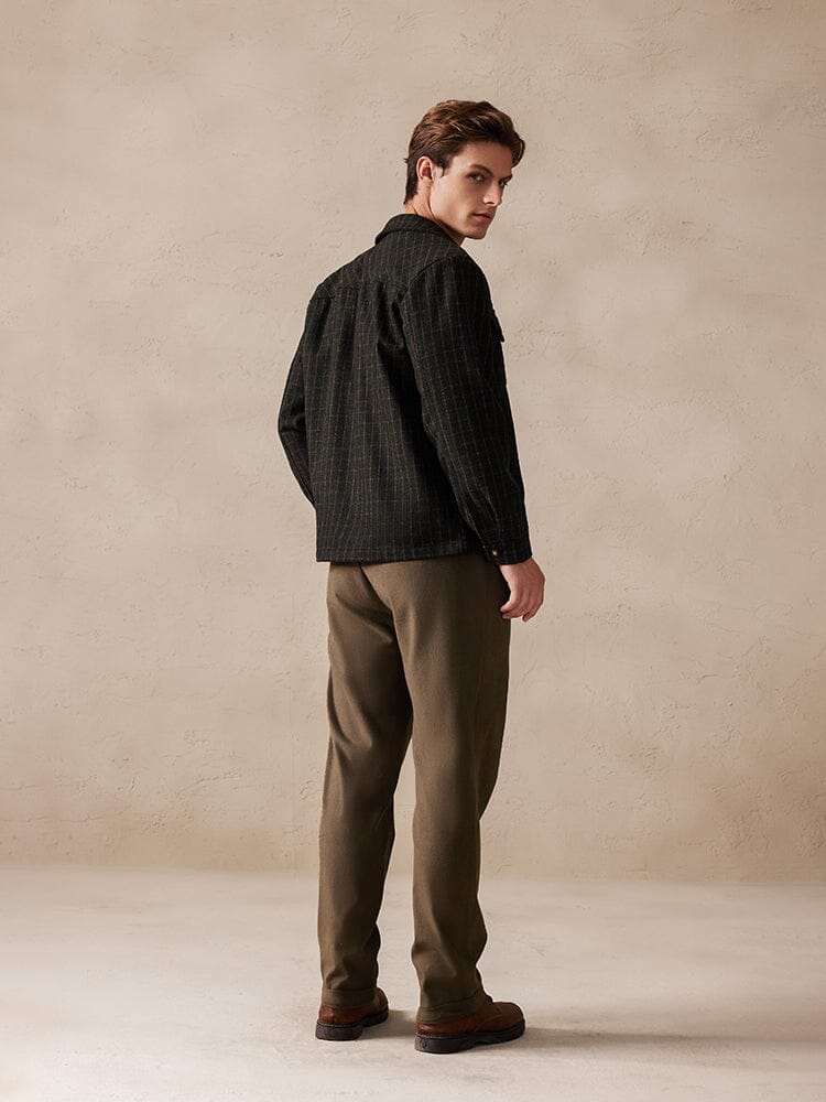 Plaid Wool-Blend Jacket - Image 5