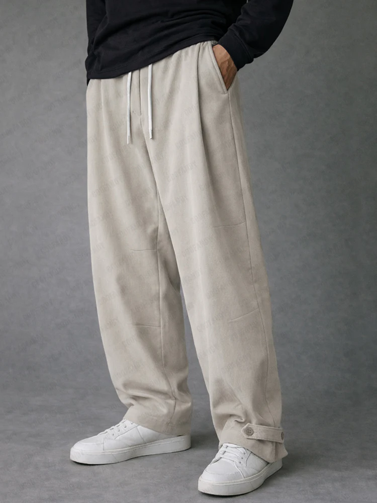 Premium Comfort Faux Suede Casual Pants