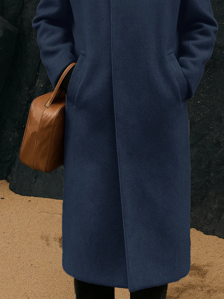 Premium Soft Lined Faux Suede Coat - Image 4