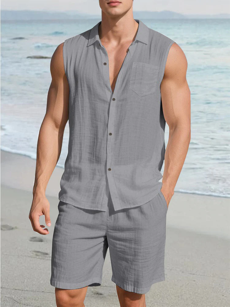Relaxed Fit 100% Cotton Summer Set - Image 5