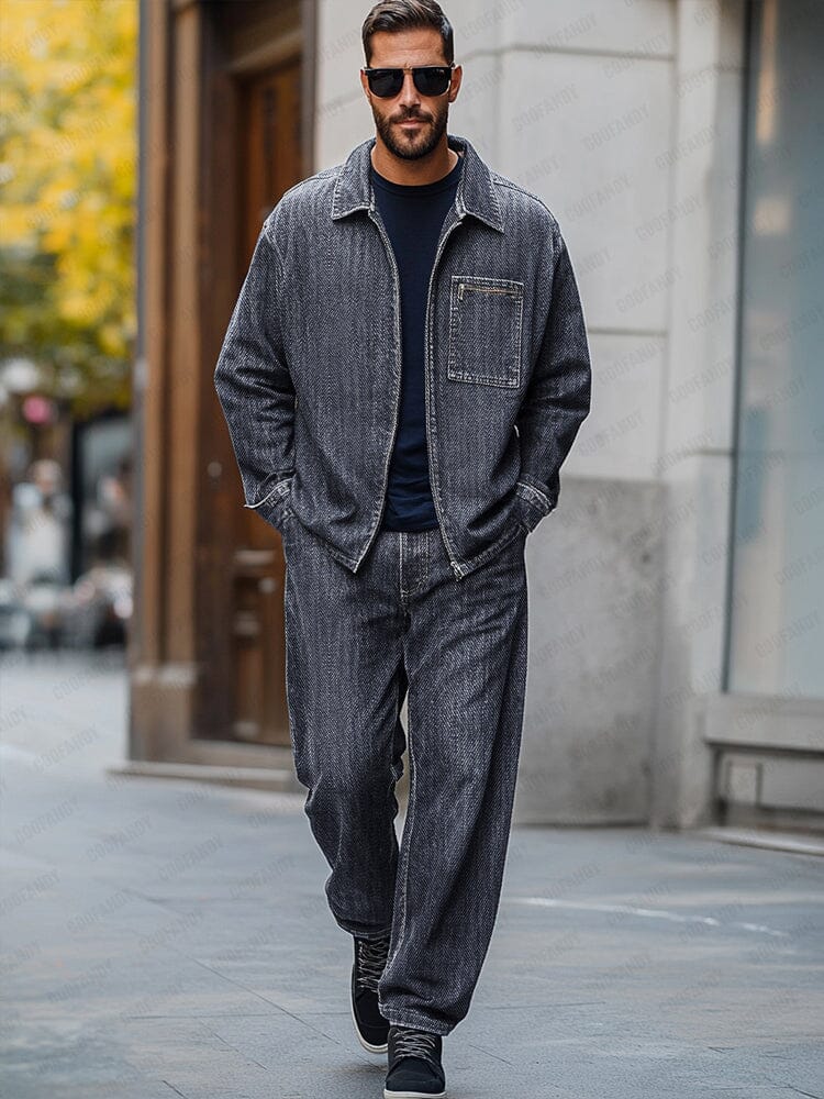 Rugged Comfort Denim 2-Piece Set - Image 2