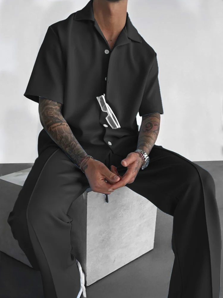 Simple Daily Wear Shirt Pants Set - Image 4