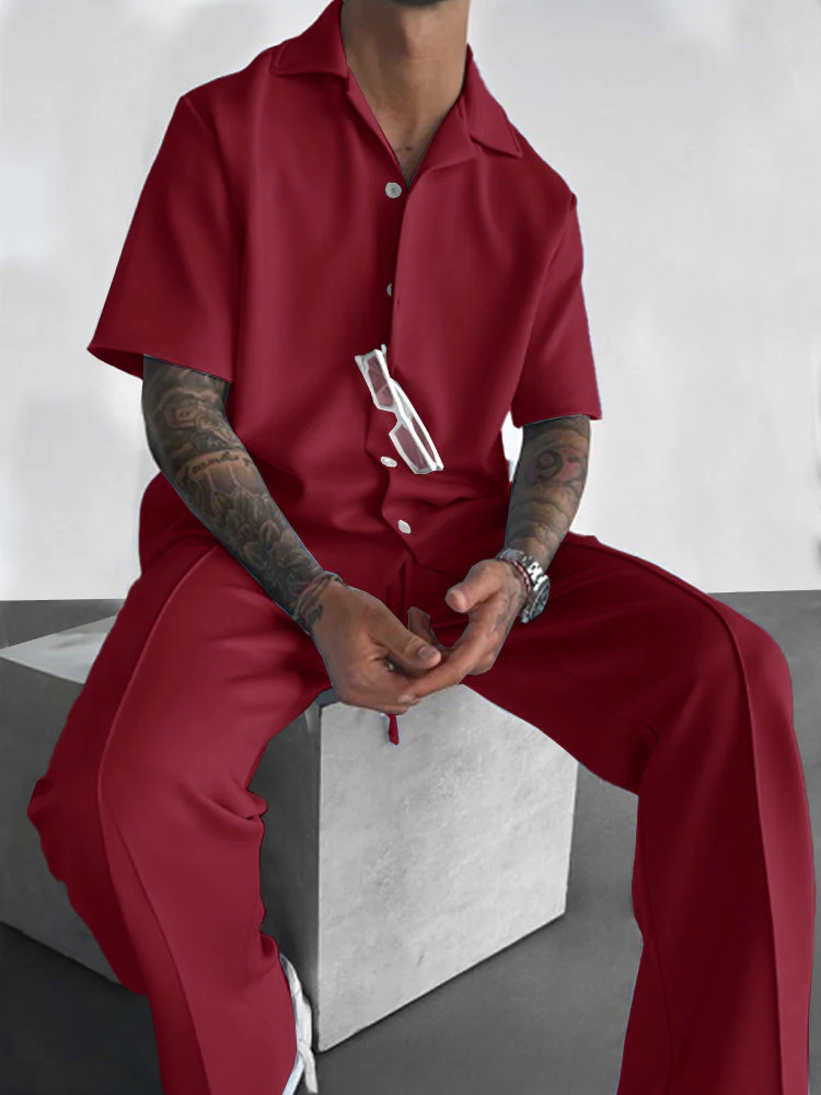 Simple Daily Wear Shirt Pants Set - Image 7