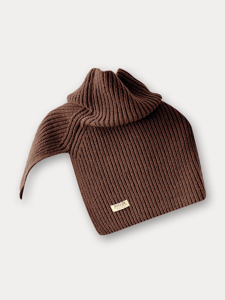 Simple Knit Pullover Shawl Scarf - Image 4