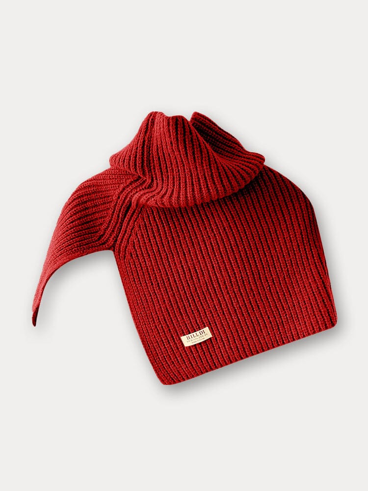 Simple Knit Pullover Shawl Scarf - Image 8