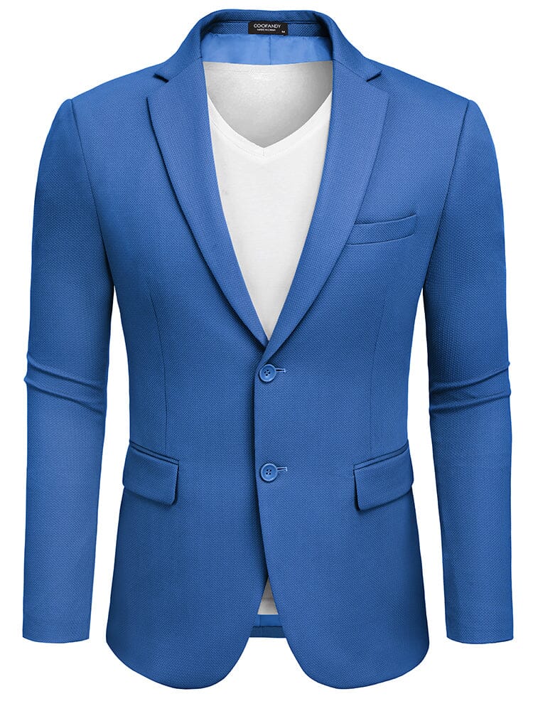 Slim Fit Textured Blazer Jacket (US Only) - Image 8