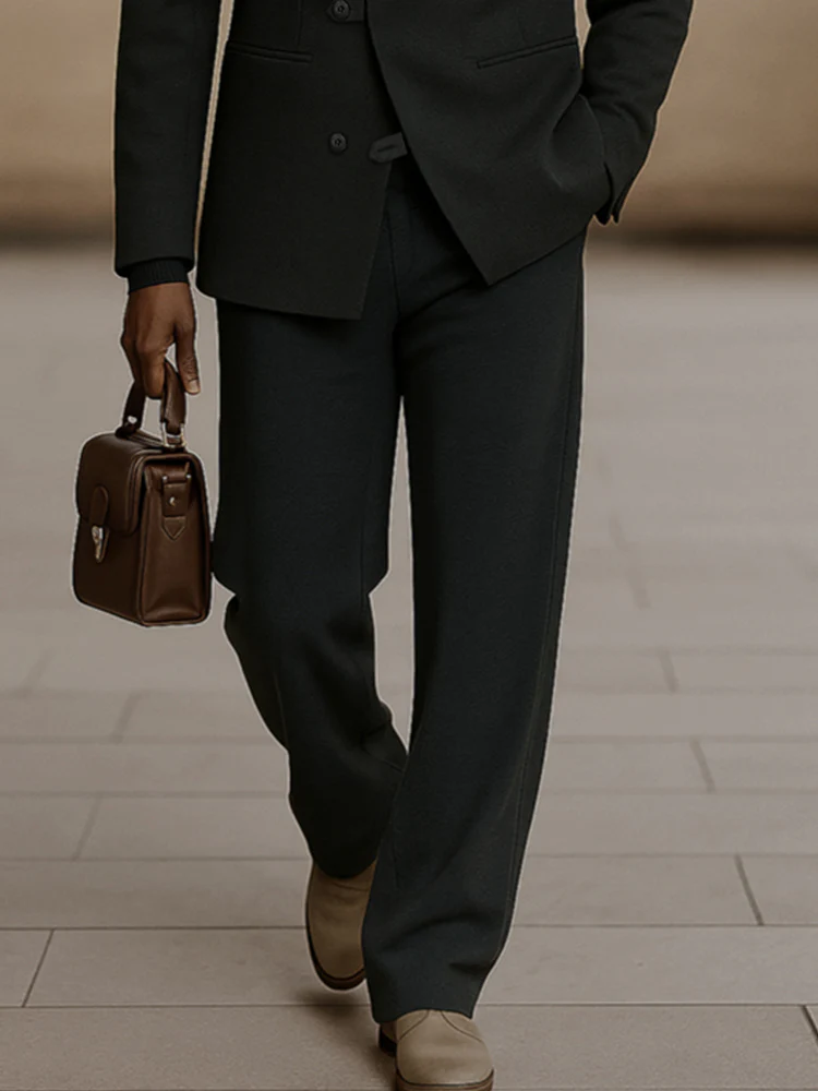 Smart Casual Minimalism 2-Piece Suit Set - Image 4