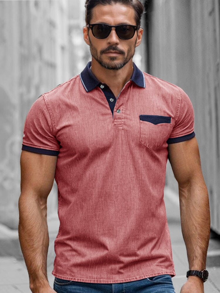 Smart Casual Stretchy Polo Shirt - Image 8