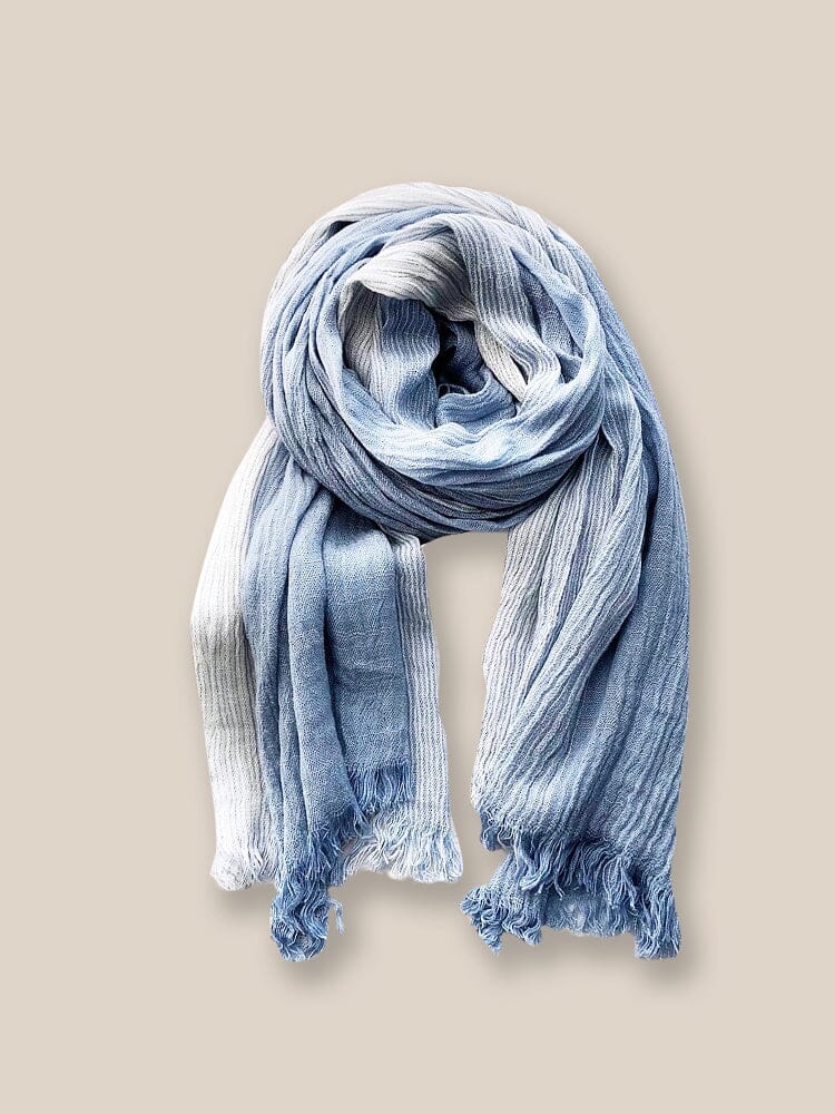 Soft 100% Cotton Tassel Scarf - Image 3