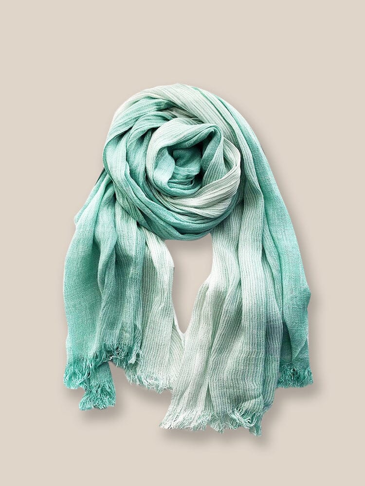 Soft 100% Cotton Tassel Scarf - Image 6