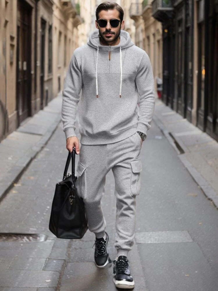Soft Athleisure Hoodie Pants Set - Image 5