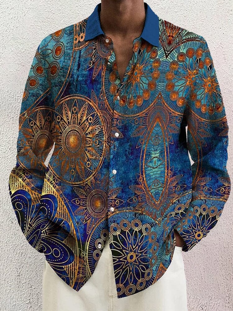 Soft Floral Cotton Linen Shirt - Image 11