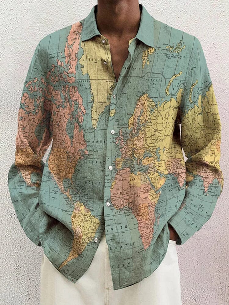 Soft Floral Cotton Linen Shirt - Image 7