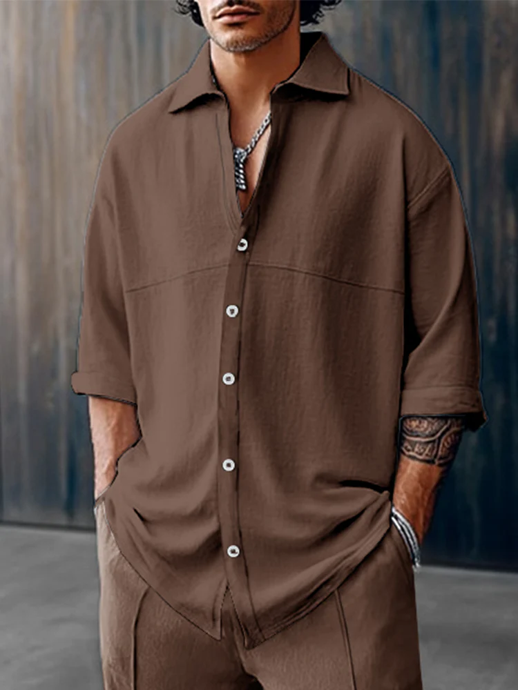 Soft Loose Fit 100% Cotton 2-Piece Set - Image 3