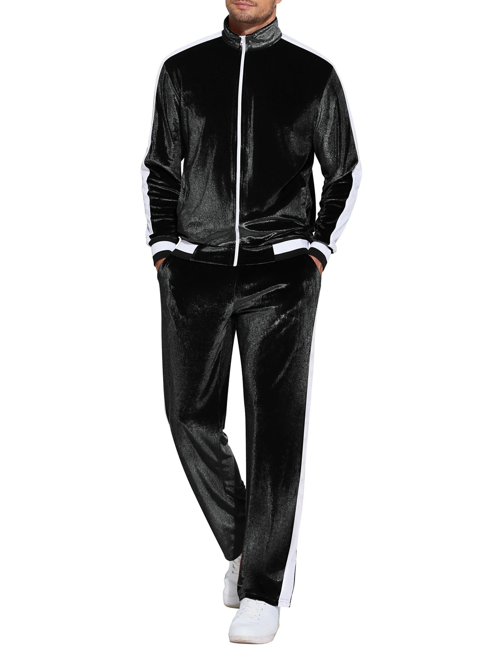 Soft Velour Velvet Tracksuit Set (US Only) - Image 2