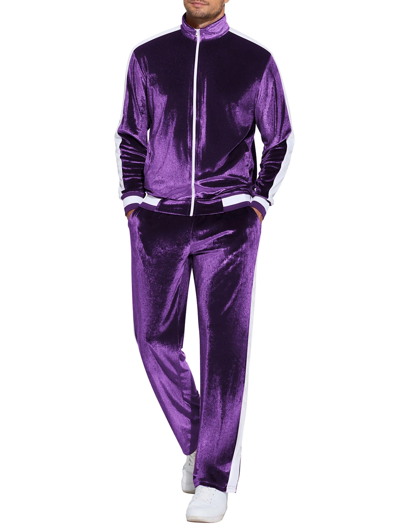 Soft Velour Velvet Tracksuit Set (US Only) - Image 6