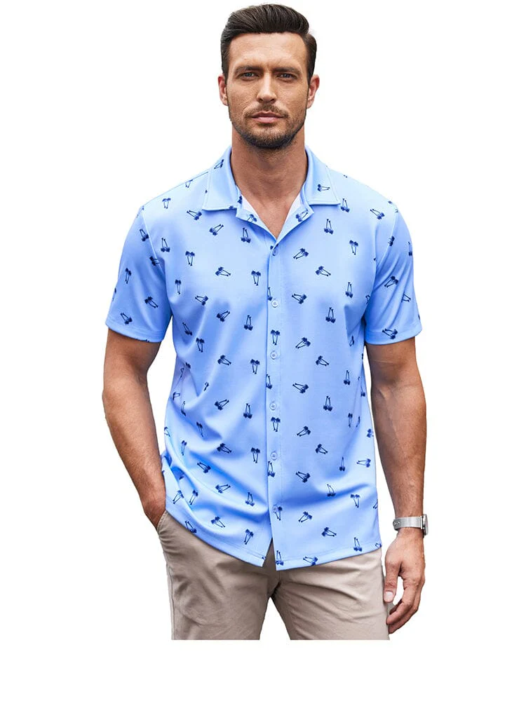 Soft Wrinkle Free Floral Shirt (US Only) - Image 5