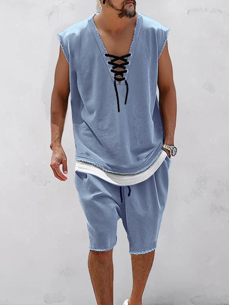 Street Chic Tank Top Shorts Set - Image 3